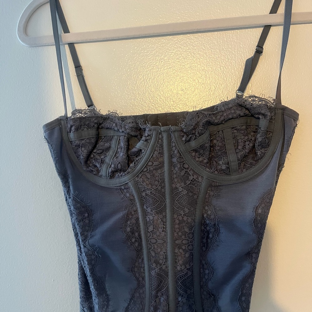 Urban Outfitters corset. Blue.
